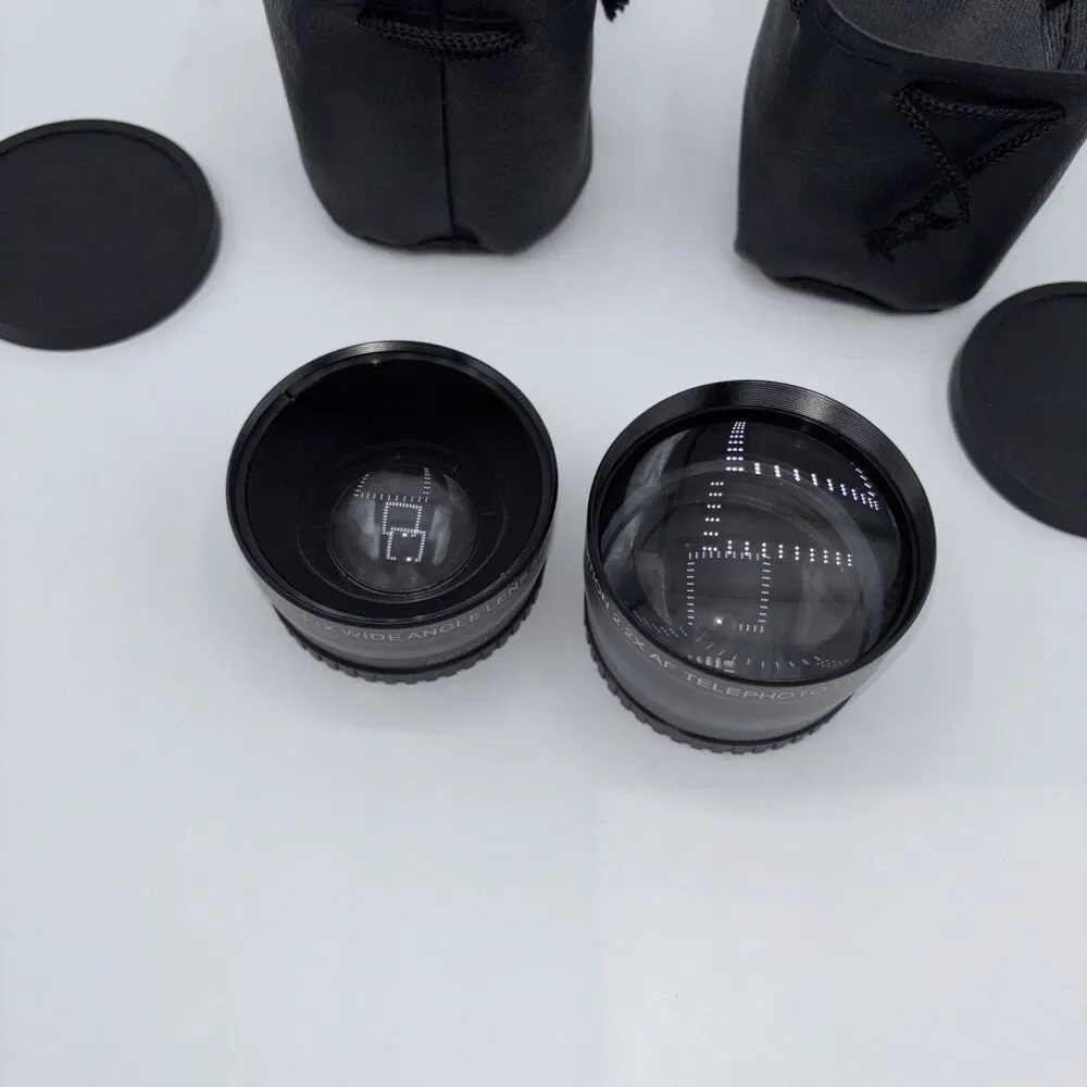 Commander Optics 0.43x HD 58mm Wide Angle Lens + 2.2x HD 58mm Telephoto Lens